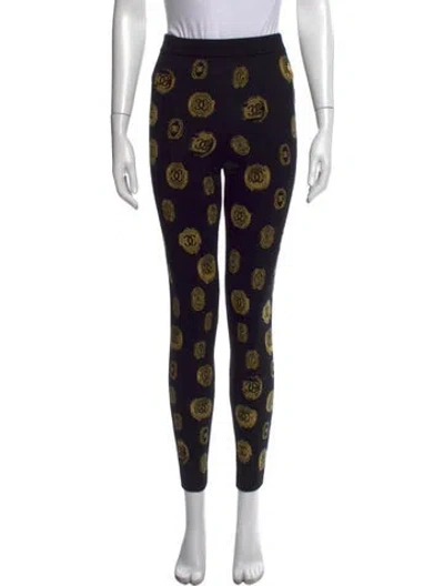 Pre-owned Chanel 2021 Skinny Leg Pants In Black