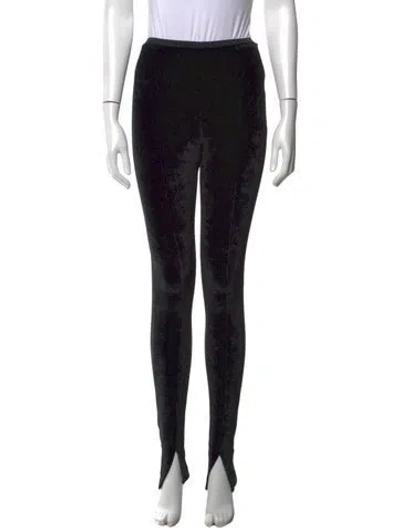 Pre-owned Chanel 2021 Skinny Leg Pants In Black