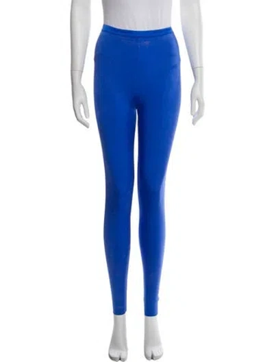 Pre-owned Chanel 2021 Skinny Leg Pants In Blue