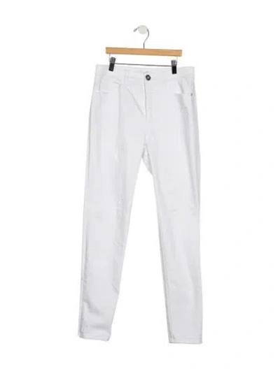 Pre-owned Chanel 2021 Skinny Leg Pants In Blue