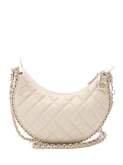 Pre-owned Chanel 2021 Small Diamond-quilted Shoulder Bag In Pink