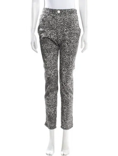 Pre-owned Chanel 2021 Straight Leg Jeans In Black