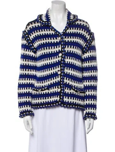 Pre-owned Chanel 2021 Striped Sweater In Multi