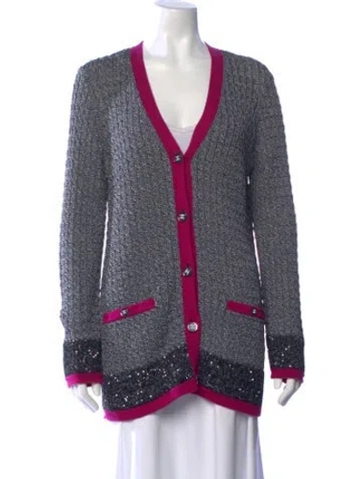 Pre-owned Chanel 2021 Striped Sweater In Multi