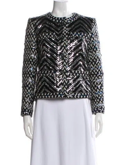 Pre-owned Chanel 2021 Tweed Evening Jacket In Multi