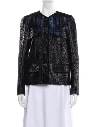 Pre-owned Chanel 2021 Tweed Pattern Evening Jacket