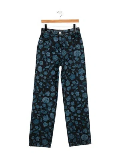 Pre-owned Chanel 2021 Wide Leg Jeans In Black