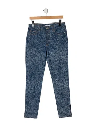 Pre-owned Chanel 2021 Wide Leg Jeans In Blue