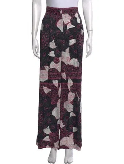 Pre-owned Chanel 2021 Wide Leg Pants In Black