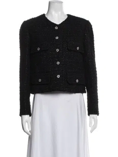 Pre-owned Chanel 2021 Wool Jacket In Black