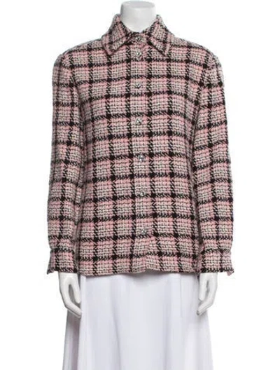 Pre-owned Chanel 2021 Wool Jacket In Pink