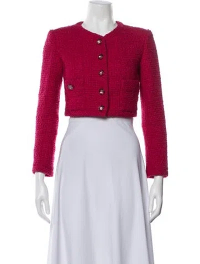 Pre-owned Chanel 2021 Wool Jacket In Pink