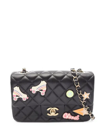 Chanel 2021s 20 Classic Flap Matelassé Shoulder Bag In Black