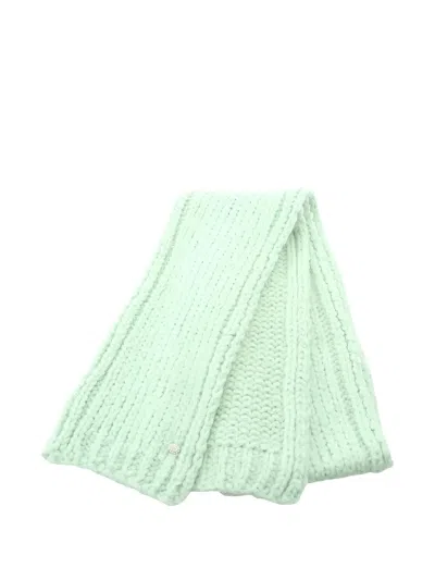 Pre-owned Chanel 2021s Coco-mark Scarf In Green