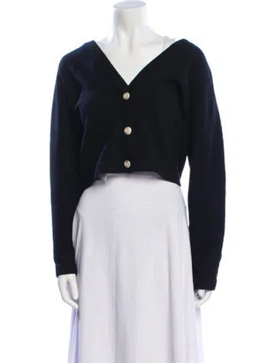 Pre-owned Chanel 2022 Cashmere Sweater In Black
