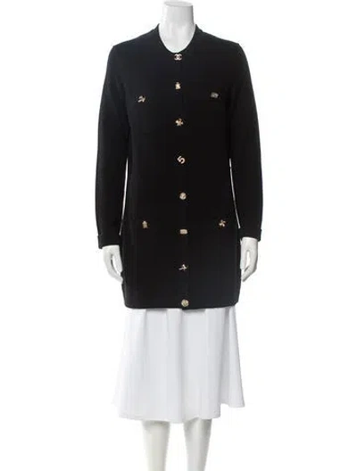 Pre-owned Chanel 2022 Cashmere Sweater In Black