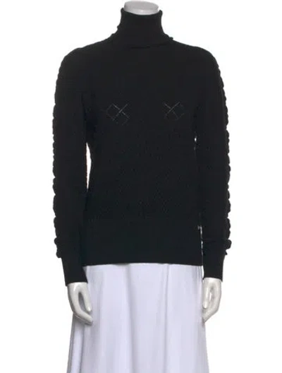 Pre-owned Chanel 2022 Cashmere Sweater In Black