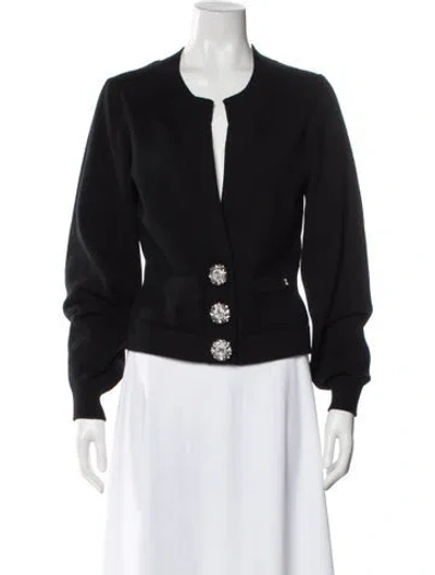 Pre-owned Chanel 2022 Cashmere Sweater In Black