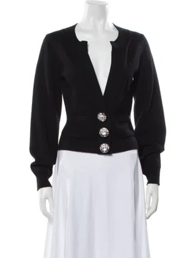 Pre-owned Chanel 2022 Cashmere Sweater In Black