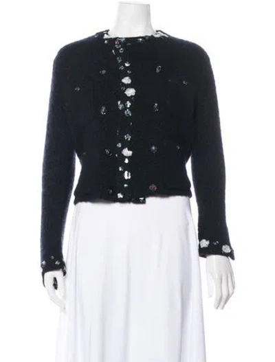 Pre-owned Chanel 2022 Cashmere Sweater In Black