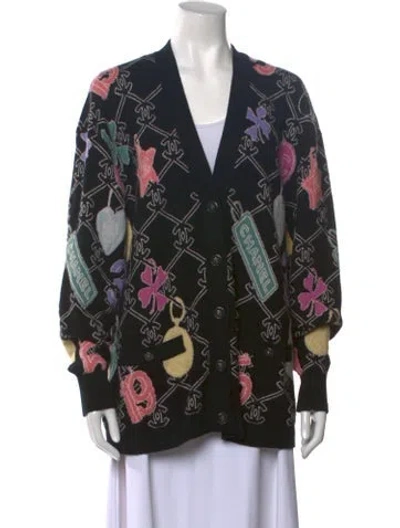 Pre-owned Chanel 2022 Cashmere Sweater In Black