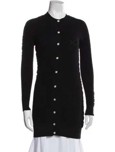 Pre-owned Chanel 2022 Cashmere Sweater In Black