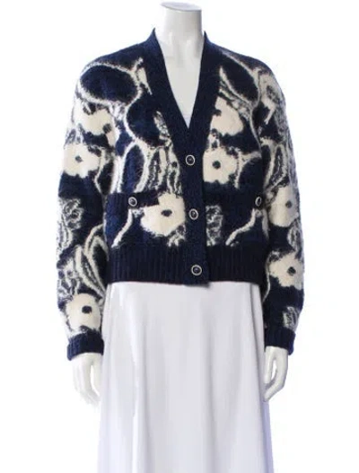 Pre-owned Chanel 2022 Cashmere Sweater In Blue