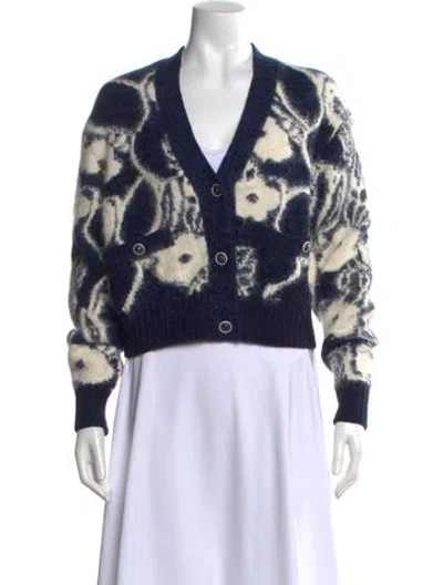 Pre-owned Chanel 2022 Cashmere Sweater In Blue