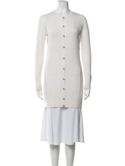 Pre-owned Chanel 2022 Cashmere Sweater In Neutrals