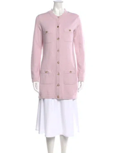 Pre-owned Chanel 2022 Cashmere Sweater In Pink