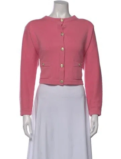 Pre-owned Chanel 2022 Cashmere Sweater In Pink