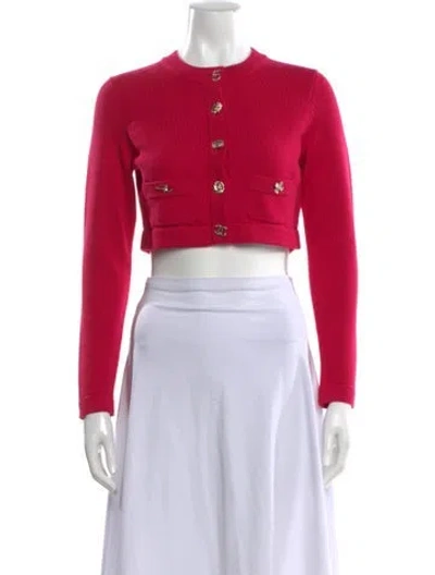 Pre-owned Chanel 2022 Cashmere Sweater In Pink