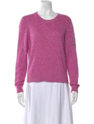 Pre-owned Chanel 2022 Cashmere Sweater In Purple