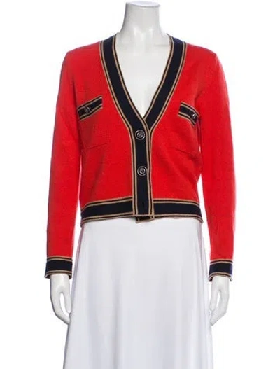 Pre-owned Chanel 2022 Cashmere Sweater In Red