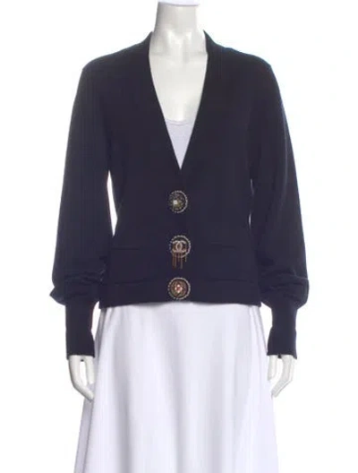 Pre-owned Chanel 2022 Cashmere Sweater W/ Tags In Black