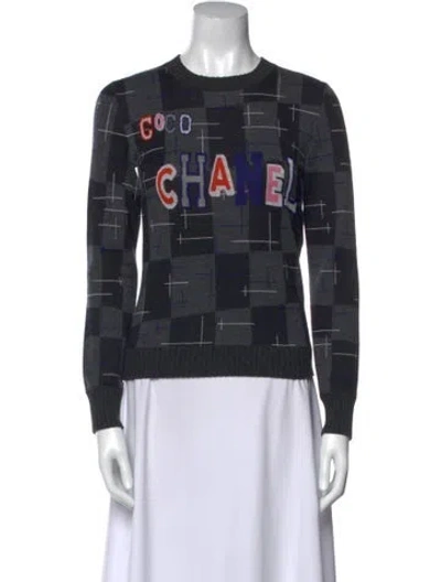 Pre-owned Chanel 2022 Cashmere Sweater W/ Tags In Gray