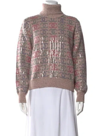 Pre-owned Chanel 2022 Cashmere Sweater W/ Tags In Pink