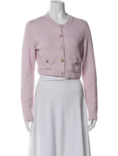 Pre-owned Chanel 2022 Cashmere Sweater W/ Tags In Pink