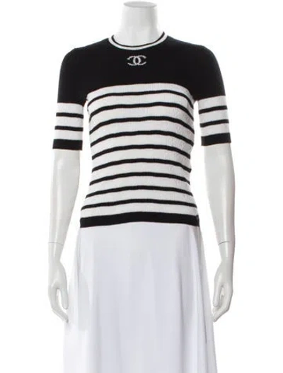 Pre-owned Chanel 2022 Cashmere Sweater In White