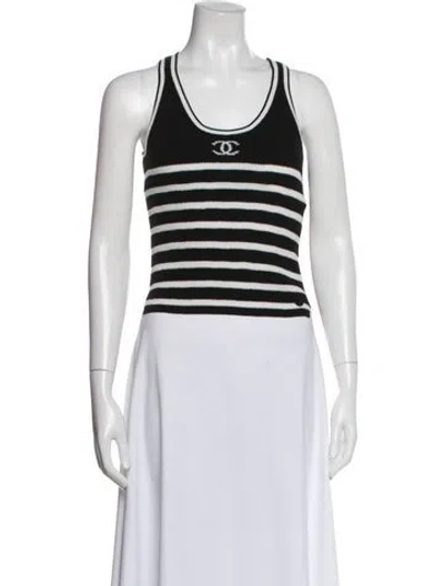 Pre-owned Chanel 2022 Cashmere Top In Multi