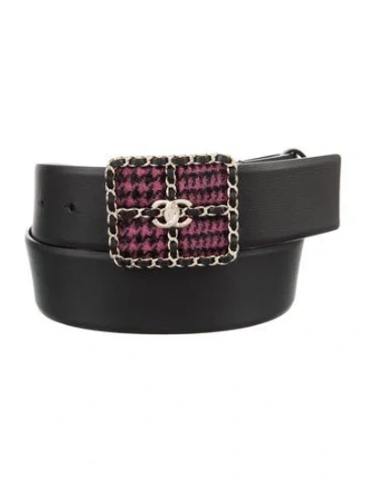 Pre-owned Chanel 2022 Chain-link Accent Belt In Multi