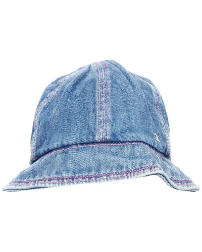Pre-owned Chanel 2022 Denim Logo Bucket Hat (authentic Pre-loved)