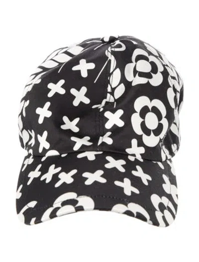 Pre-owned Chanel 2022 Graffiti Cc Baseball Cap W/ Tags In Black