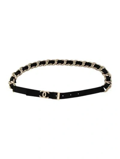 Pre-owned Chanel 2022 Interlocking Cc Logo Belt Kit In Multi