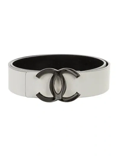 Pre-owned Chanel 2022 Interlocking Cc Logo Belt In Multi