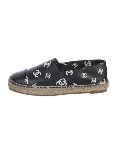 Pre-owned Chanel 2022 Interlocking Cc Logo Espadrilles