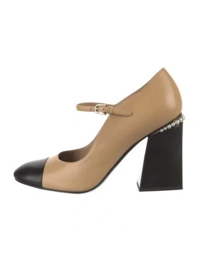 Pre-owned Chanel 2022 Interlocking Cc Logo Pumps