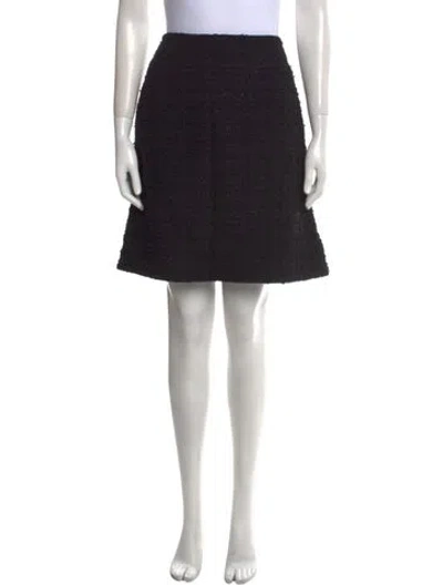 Pre-owned Chanel 2022 Knee-length Skirt In Black