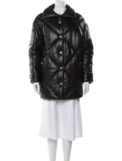 Pre-owned Chanel 2022 Lambskin Jacket In Black