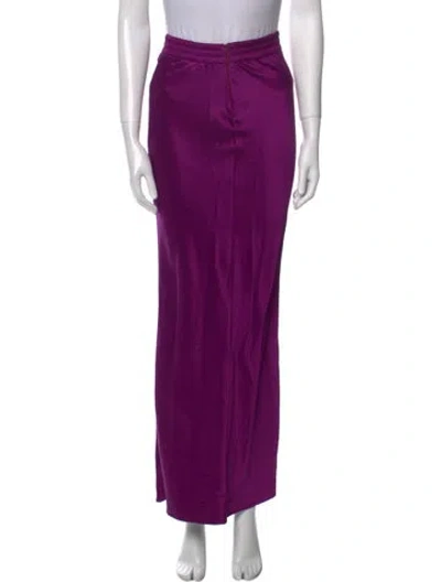 Pre-owned Chanel 2022 Long Skirt In Purple